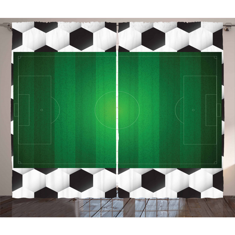 Football Field Goal Curtain