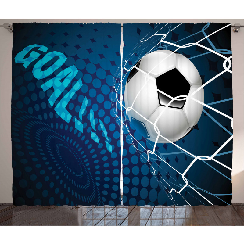 Abstract Goal Pattern Curtain