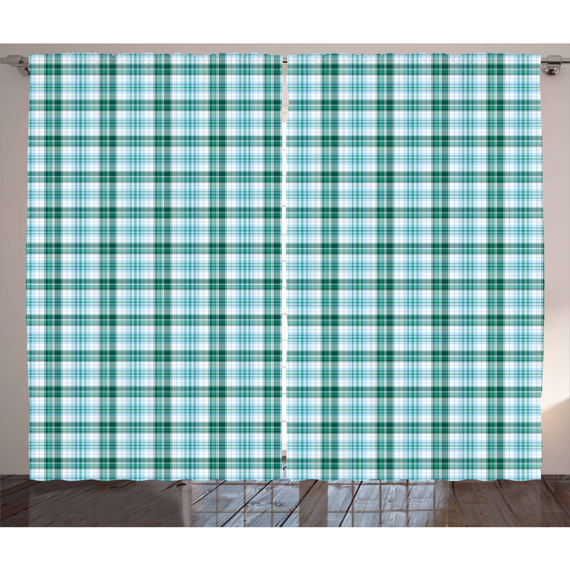 Checkered Tartan Curtain