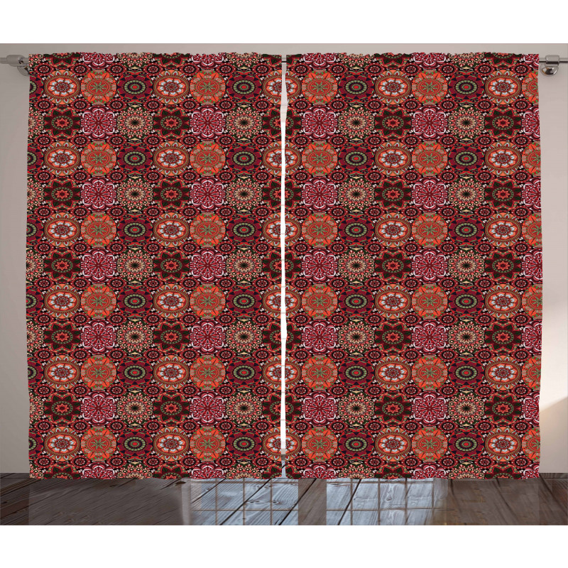 Vintage Ottoman Tile Curtain