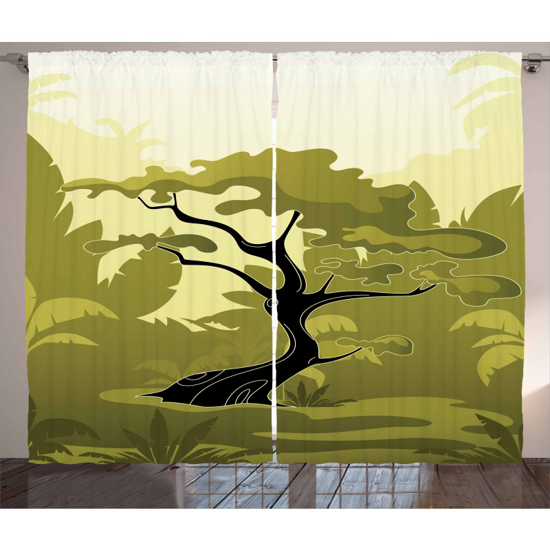 Japanese Jungle Curtain