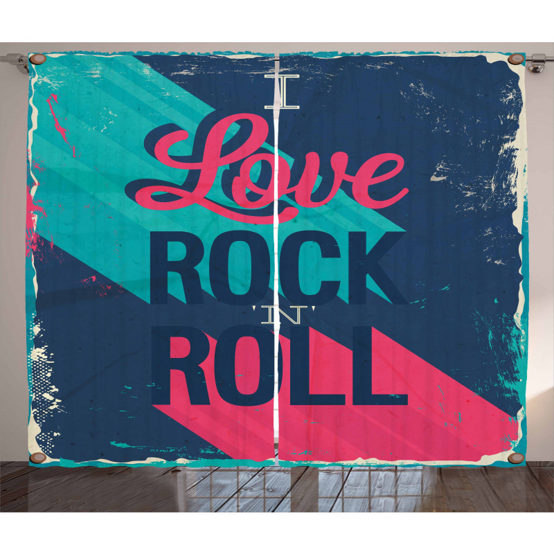 I Love Rock 'n' Roll Curtain