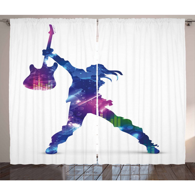 Colorful Party Star Curtain