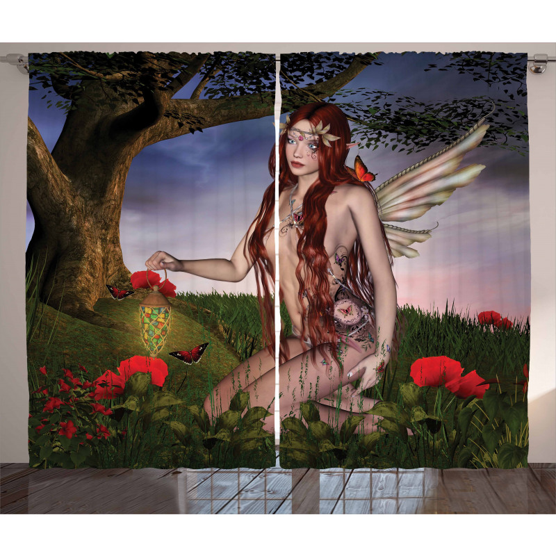 Fairy Butterfly Catcher Curtain