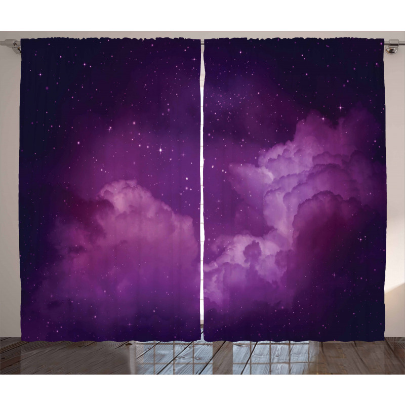 Cosmic Celestial Stars Curtain
