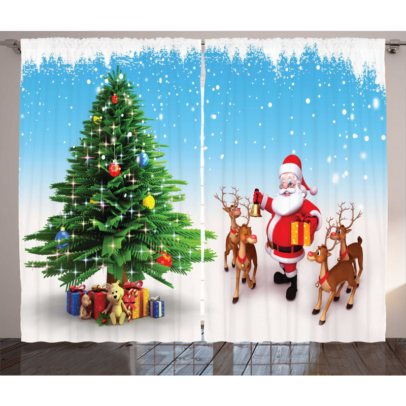 Jingle Bells Tree Curtain
