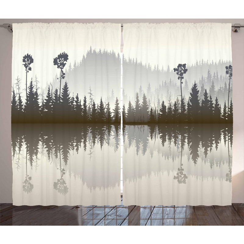 Northern Nature Pattern Curtain