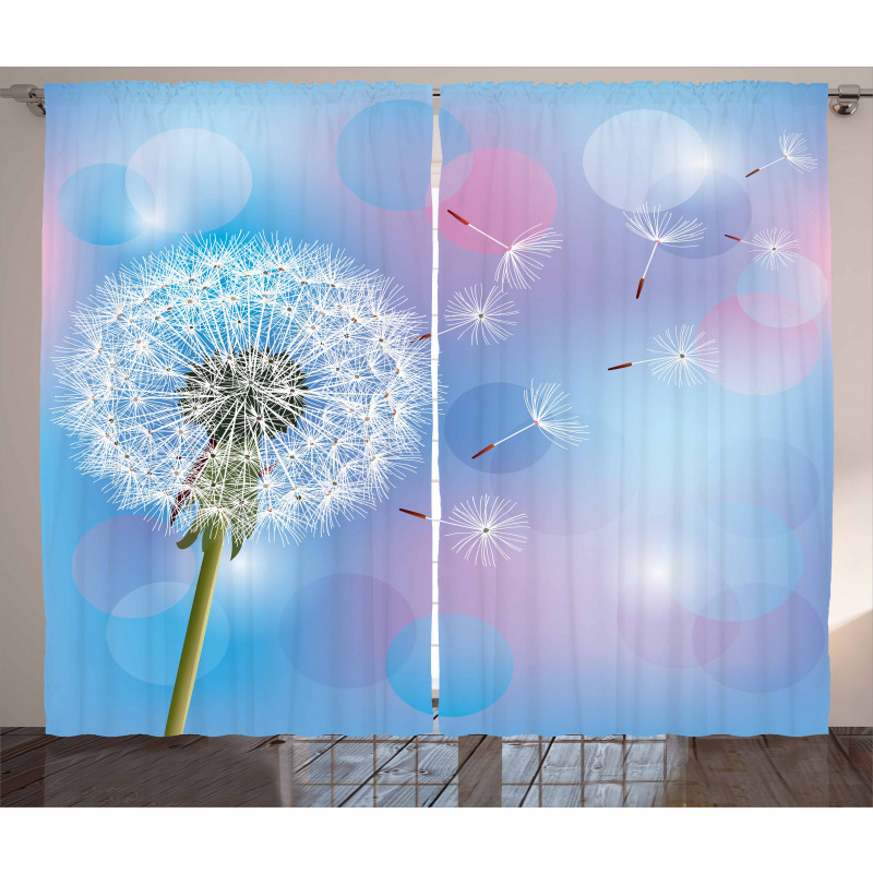 Bokeh Design Blowball Curtain