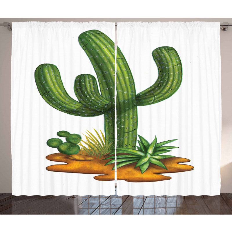 Arid Climate Saguaro Curtain