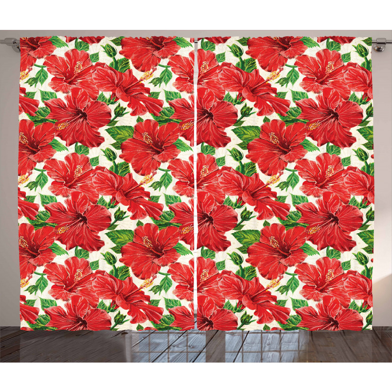 Botanic Bouquet Retro Curtain