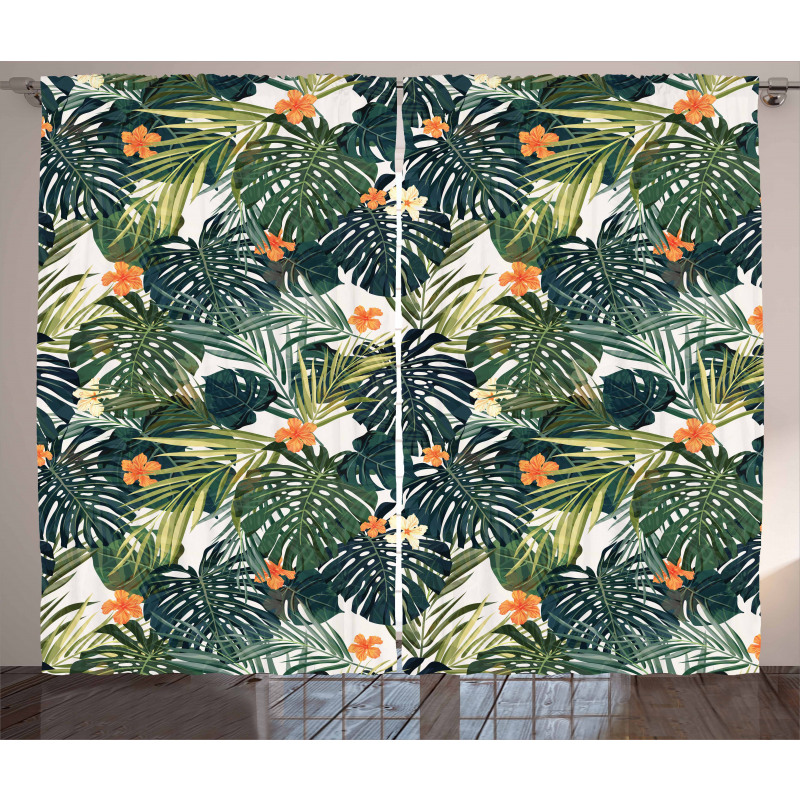 Colorful Polynesia Plant Curtain