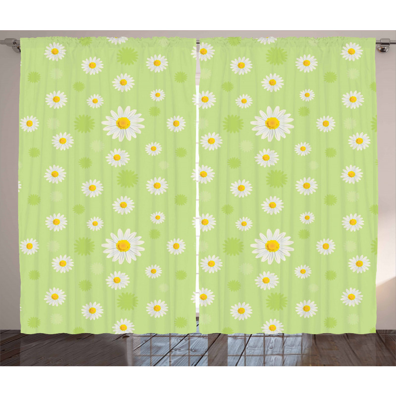 Spring Daisy Curtain