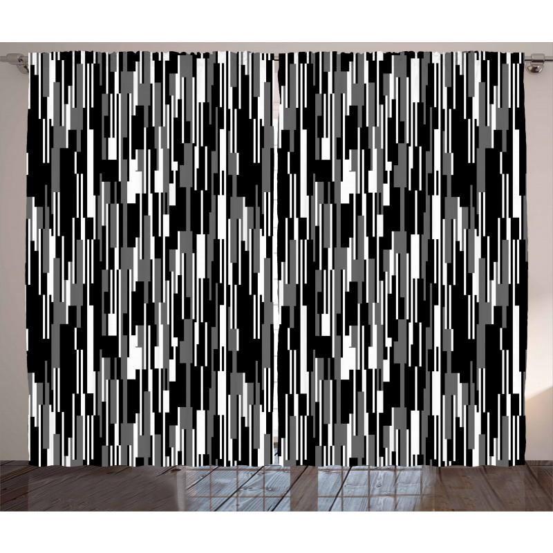 Abstract Lines Curtain