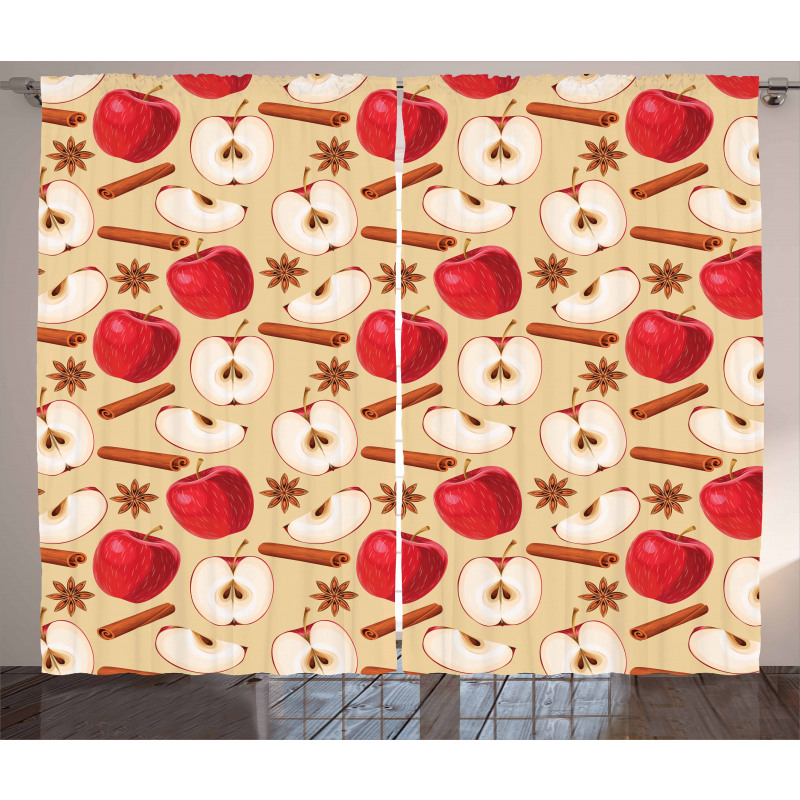 Star Anise Cinnamon Drink Curtain