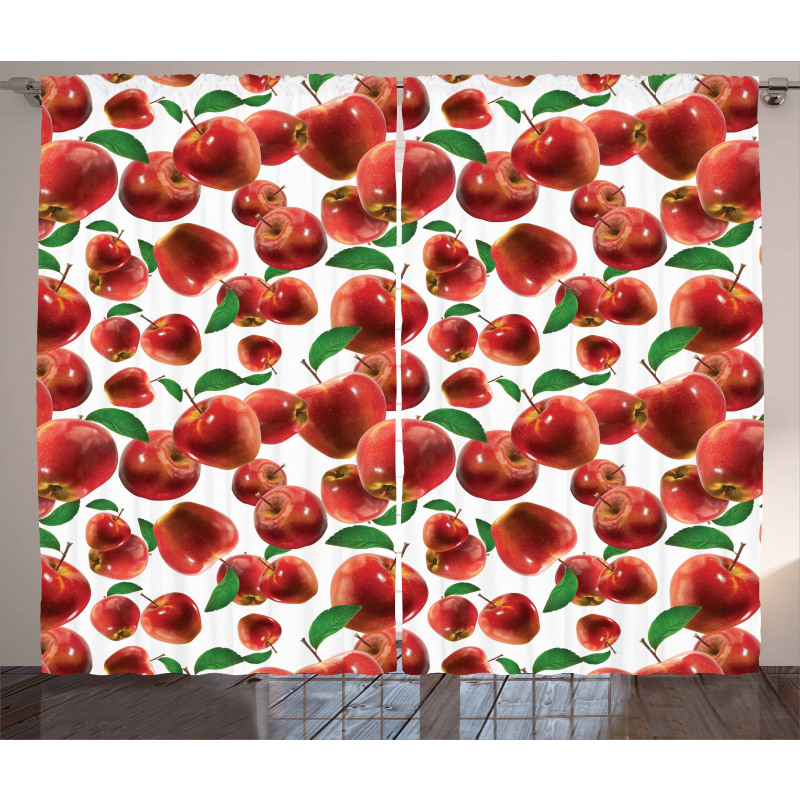 Autumn Season Fruits Curtain