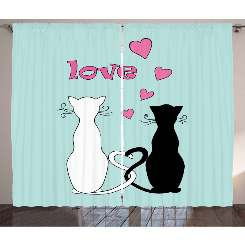 Tangled Tails in Love Curtain