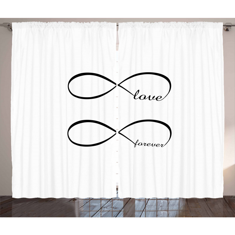 Infinity Monochrome Curtain