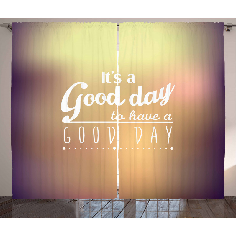 Day Words Curtain