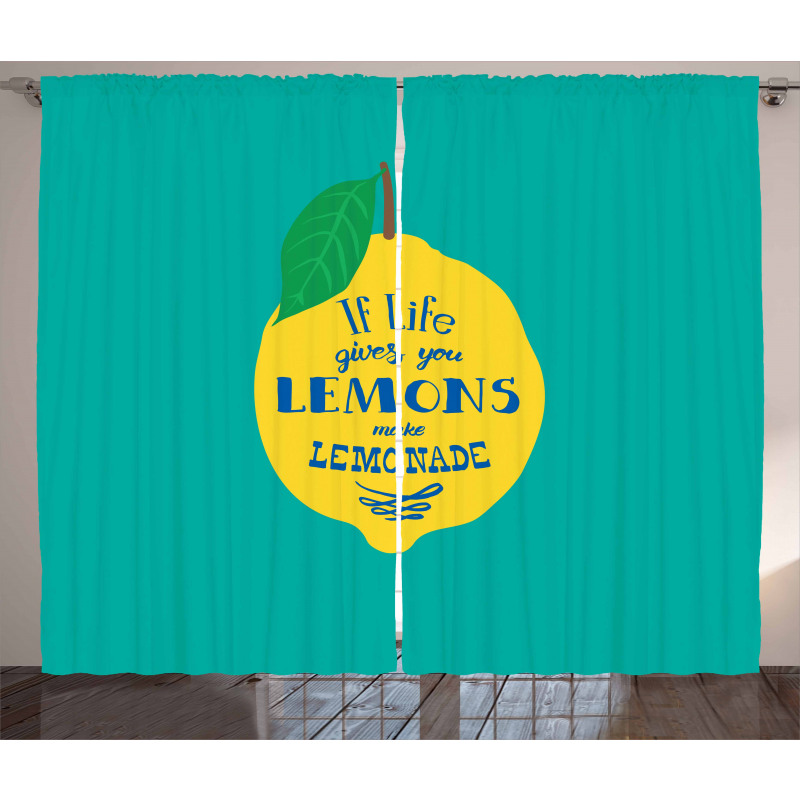 Make Lemonade Curtain
