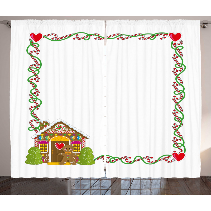 Gingerbread House Curtain