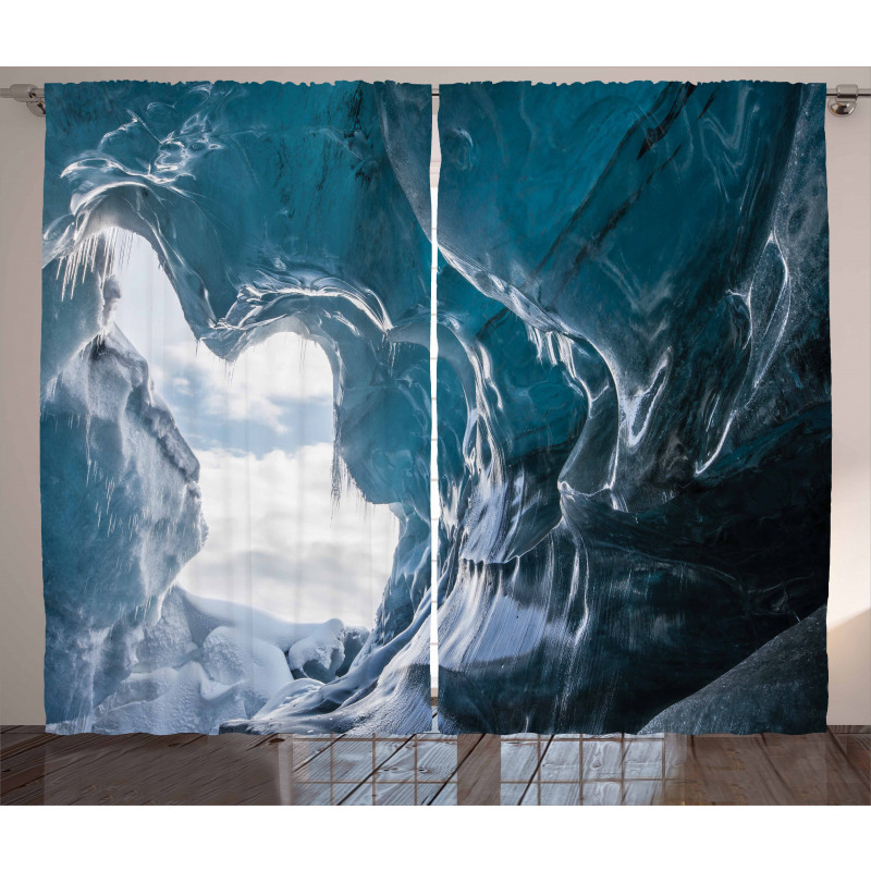 Vatnajokull in Iceland Curtain