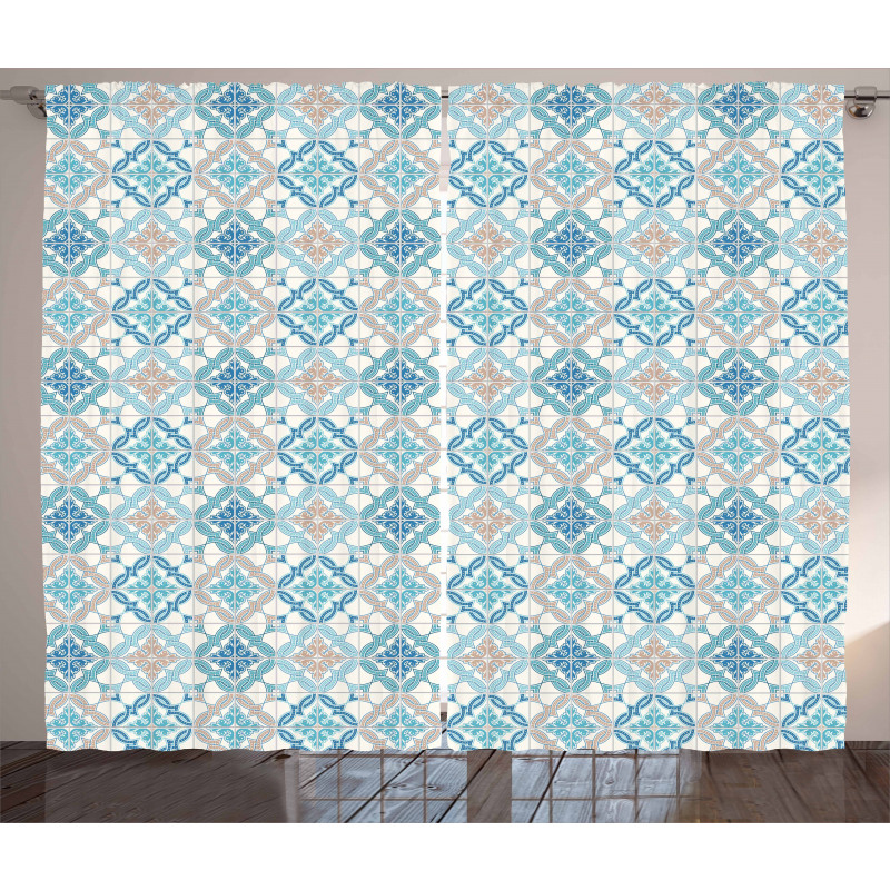 Tangled Modern Tile Curtain