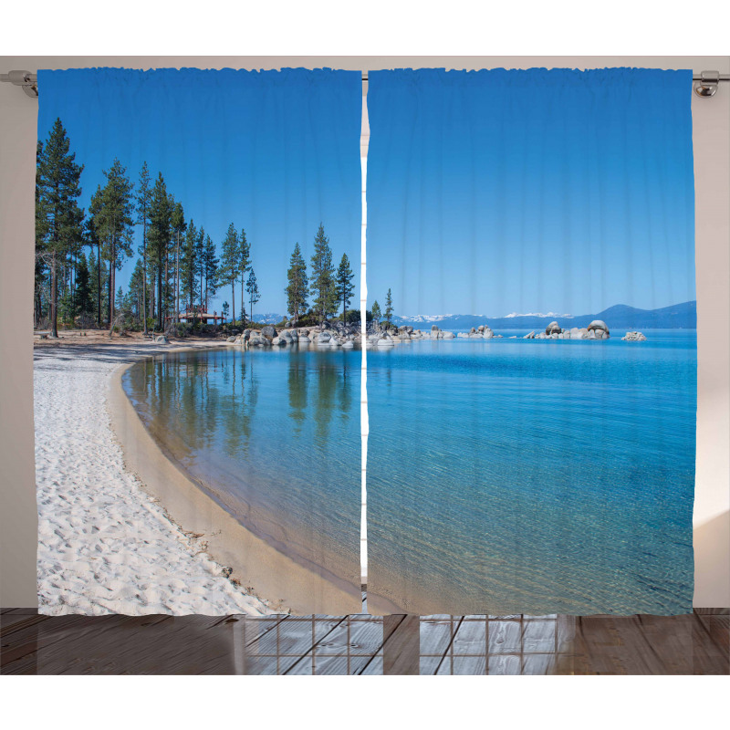 Clear Lake and Shore Curtain