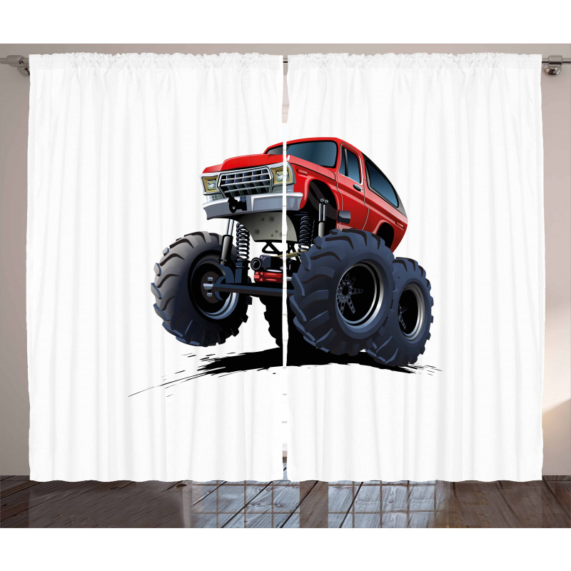 Extreme Off Road Race Curtain