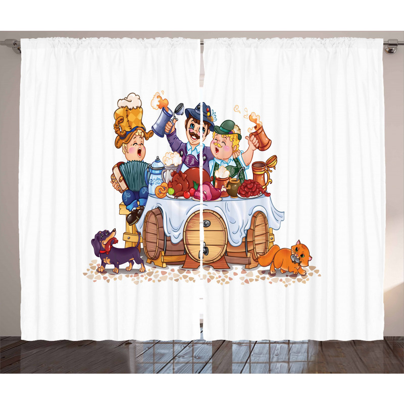 Bavarian Festivity Curtain