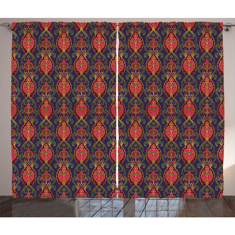 Orient Pomegranates Curtain