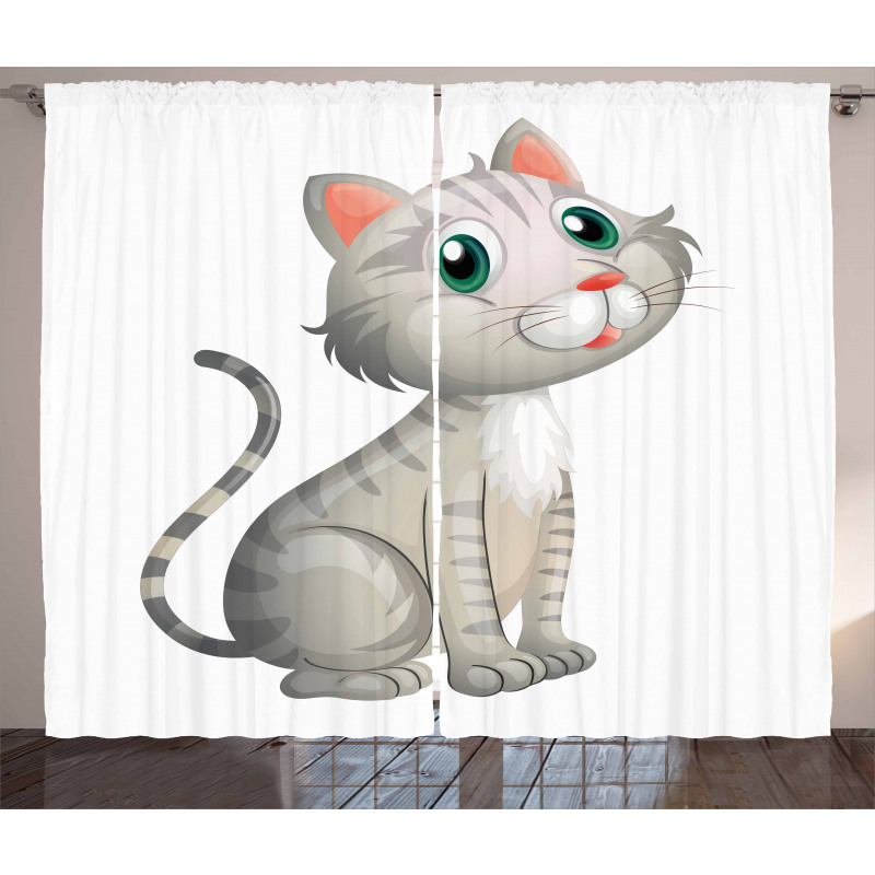 Domestic Cat Pet Curtain