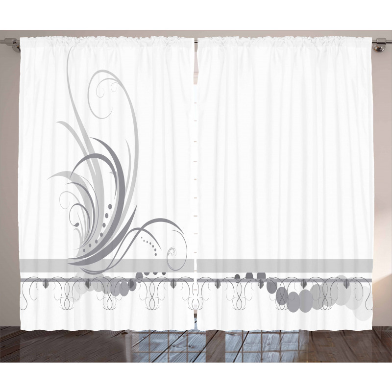 Swirls Ornament Curtain