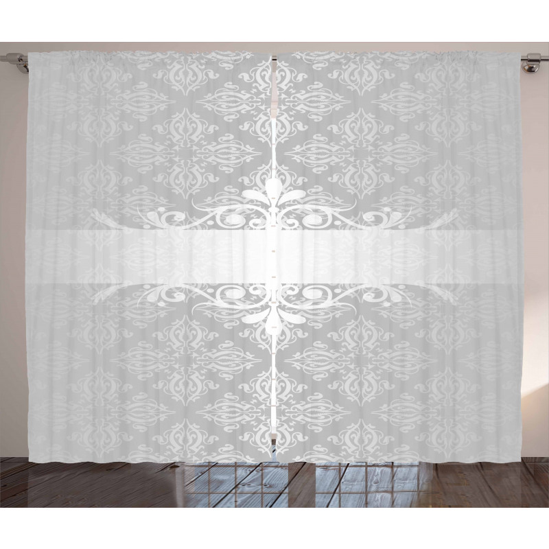 Classical Floral Scroll Curtain