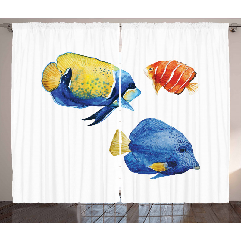 Tropic Accents Aquarium Curtain