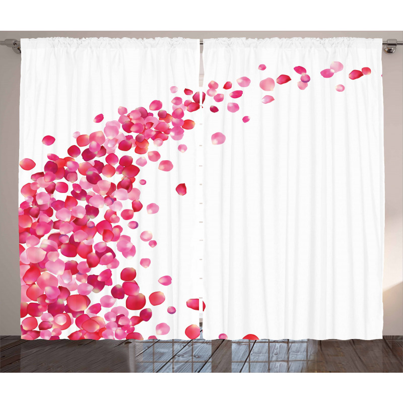 Rose Petals Vortex Curtain