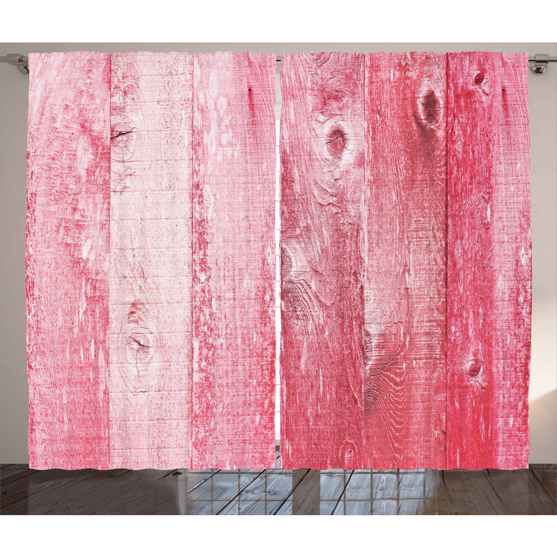 Distressed Wood Curtain