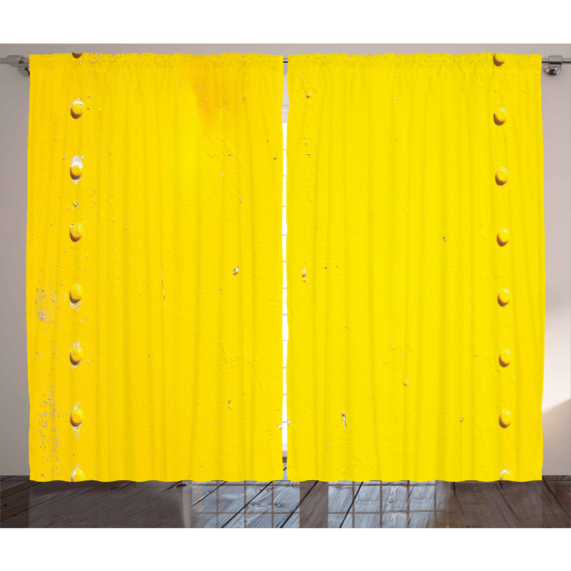 Industrial Plate Photo Curtain