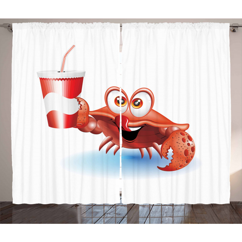 Thirsty Marine Animal Curtain