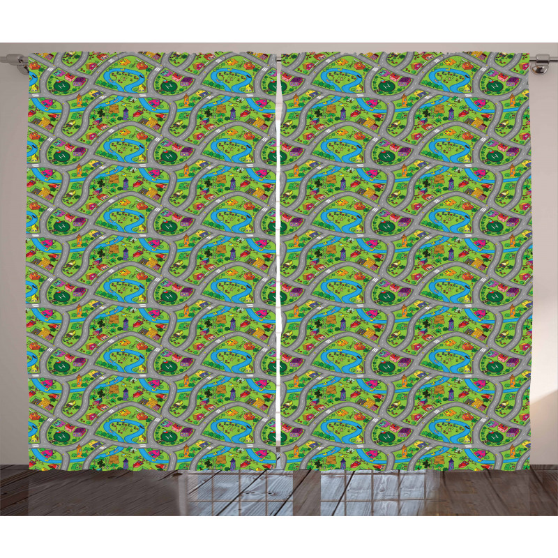 Suburb Area Curtain