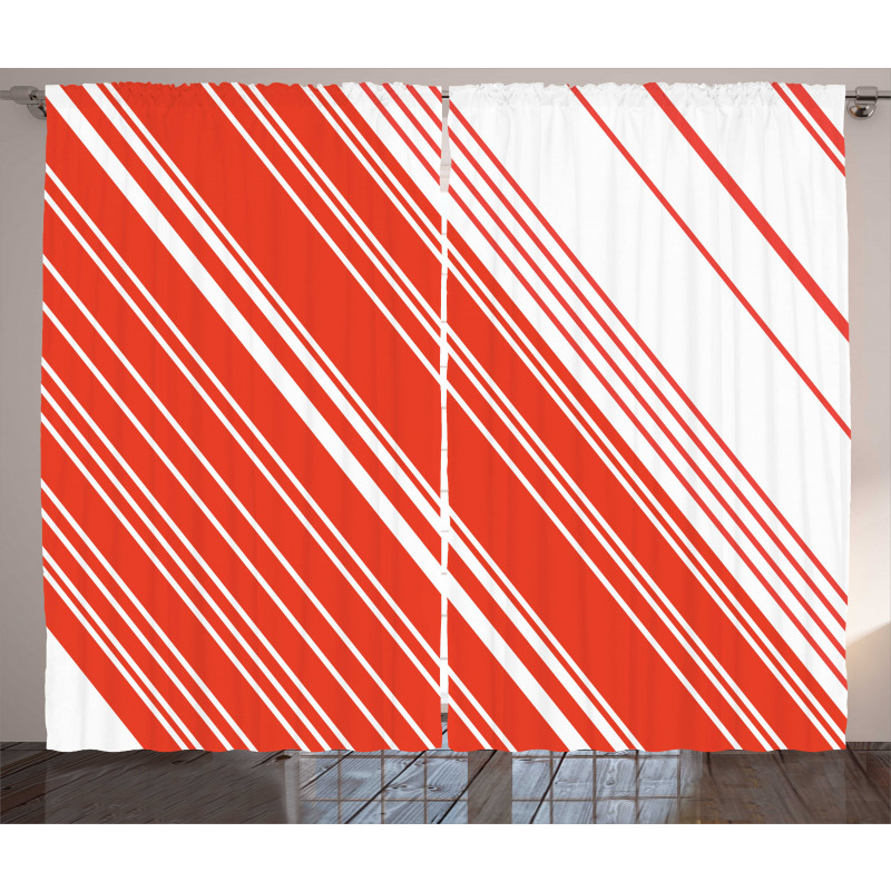 Barcode Lines Design Curtain