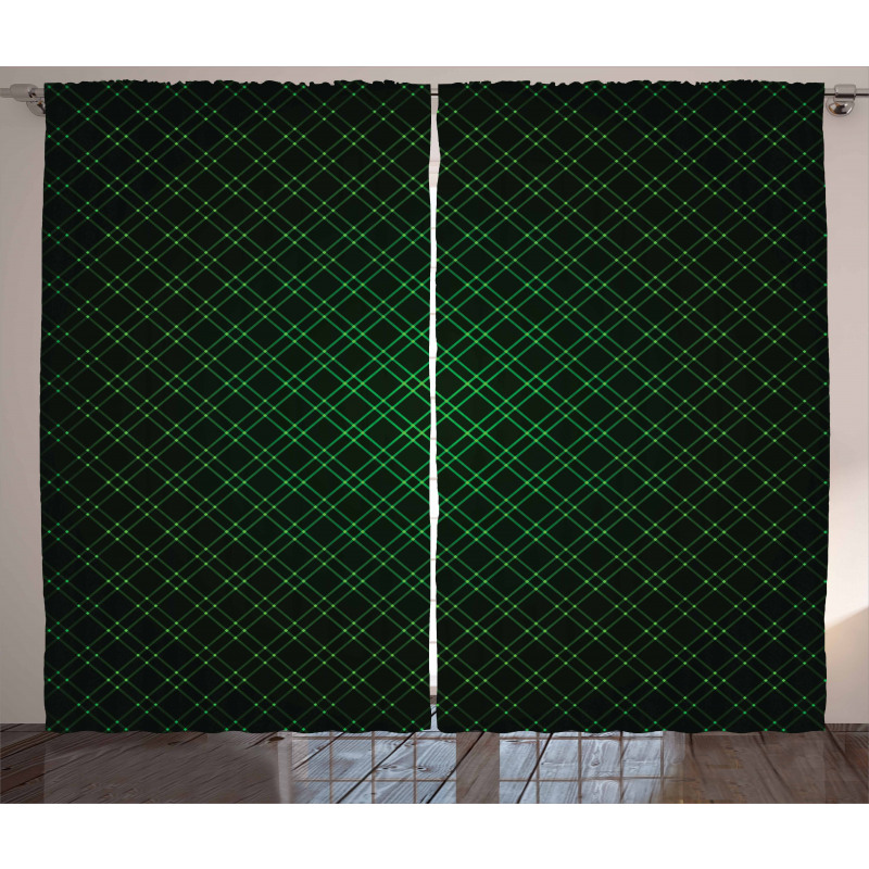 Future Grid Pattern Curtain