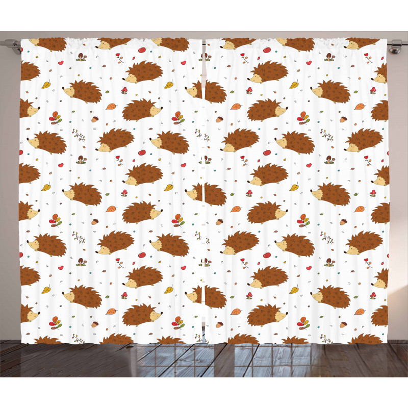 Playful Forest Animals Curtain