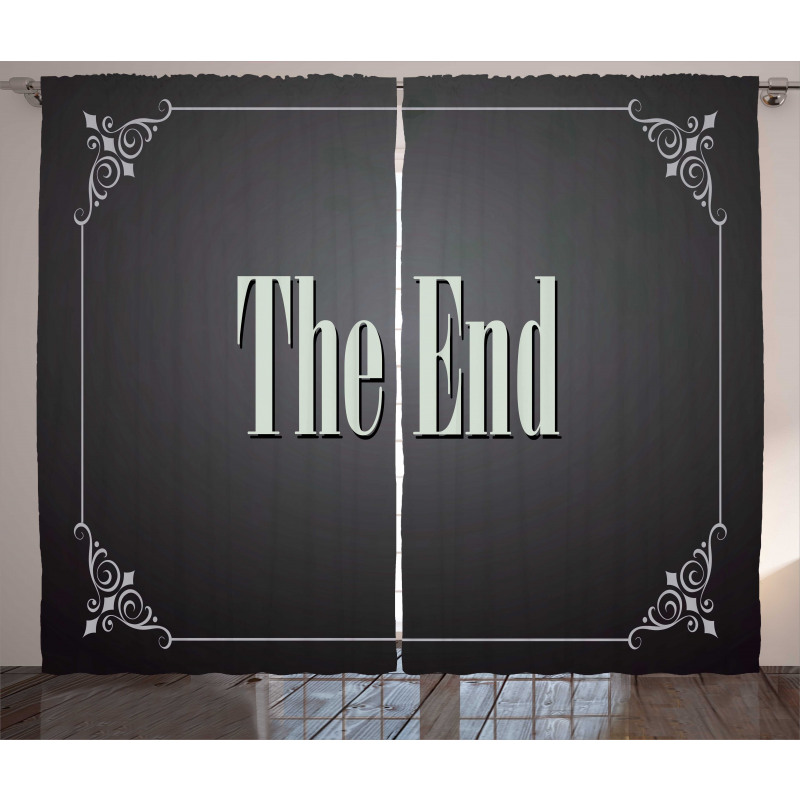 End Words Curtain
