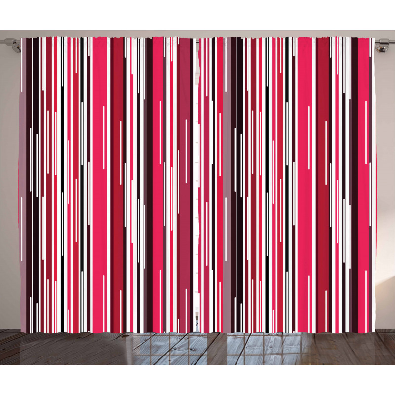 Vertical Colorful Line Curtain