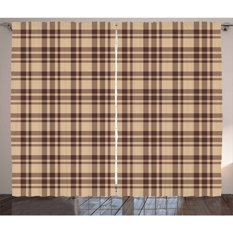 Old Fashioned Tartan Curtain