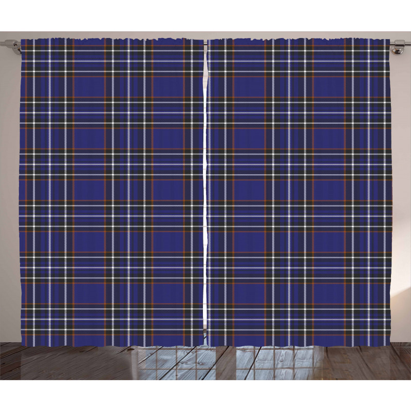 Ornate Vivid Scottish Curtain