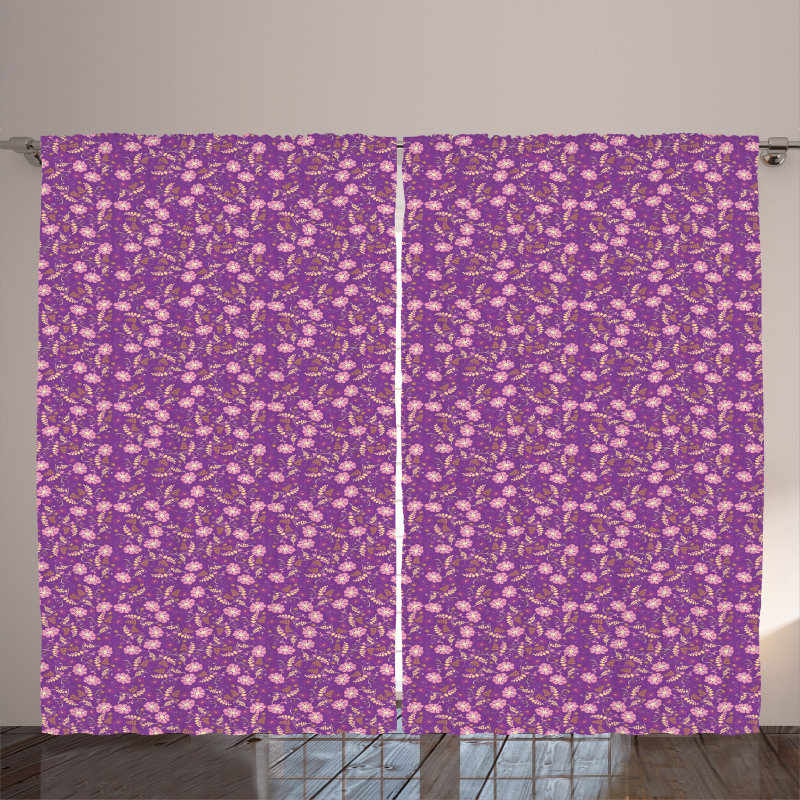 Romantic Nature Pattern Curtain