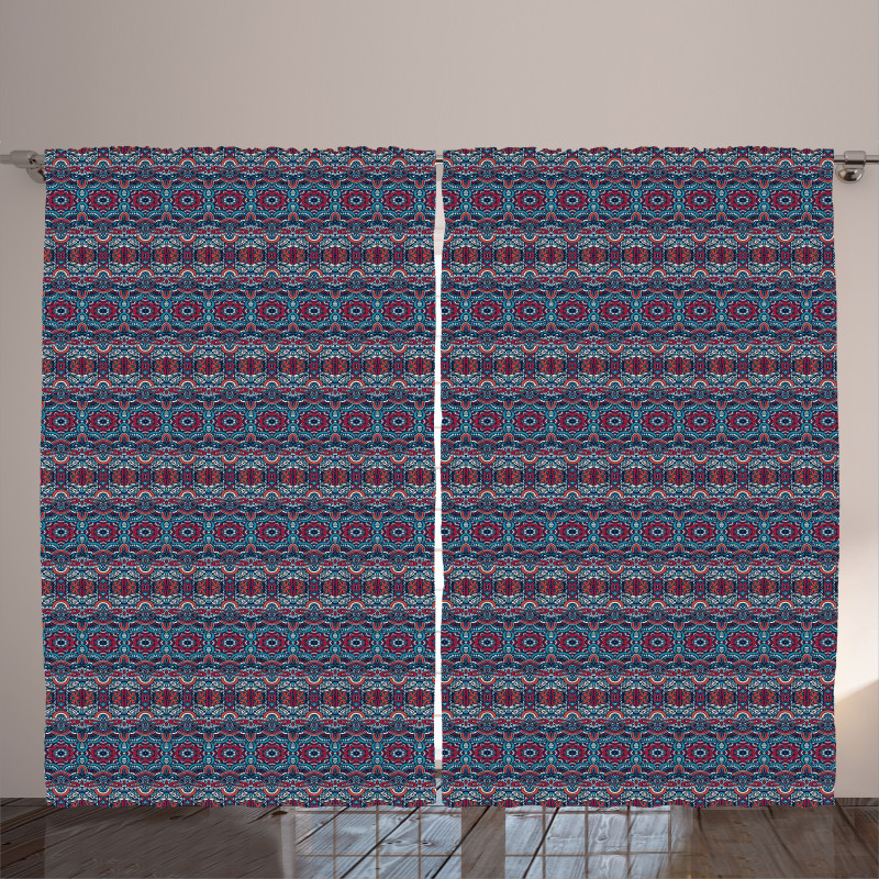 Classic Tribal Motifs Curtain