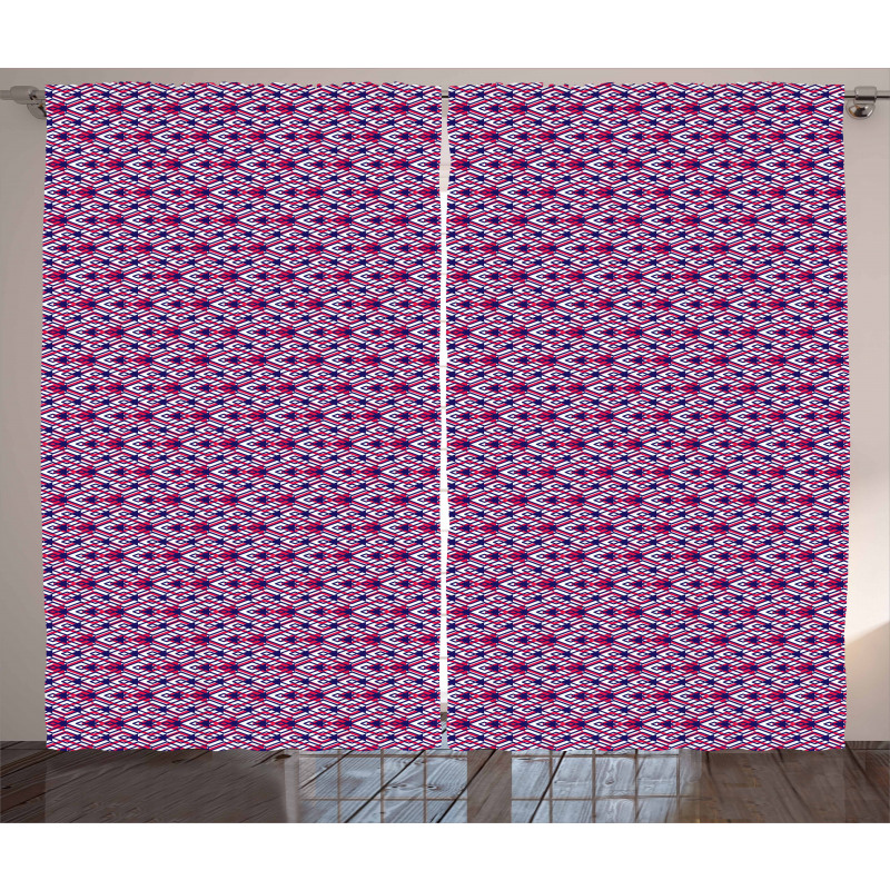 Rhombuses Illustration Curtain