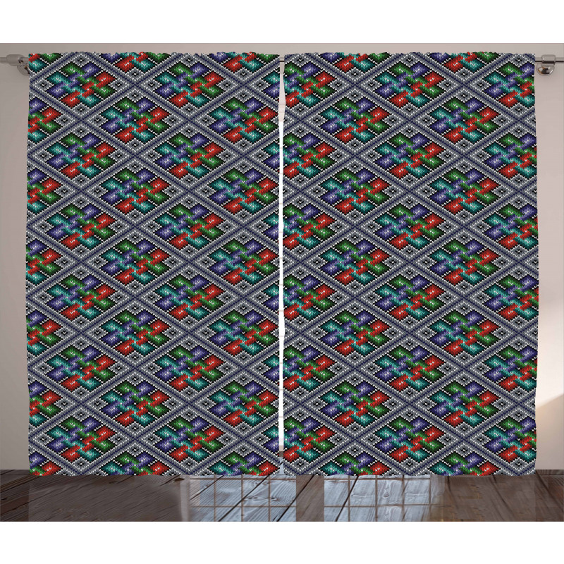 South American Pattern Curtain